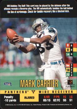 1995 Donruss Red Zone Update #NNO Mark Carrier Front