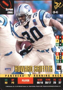 1995 Donruss Red Zone Update #NNO Howard Griffith Front