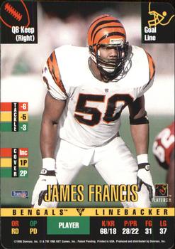 1995 Donruss Red Zone Update #NNO James Francis Front