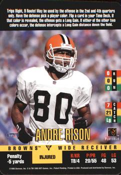 1995 Donruss Red Zone Update #NNO Andre Rison Front