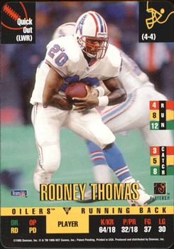 1995 Donruss Red Zone Update #NNO Rodney Thomas Front