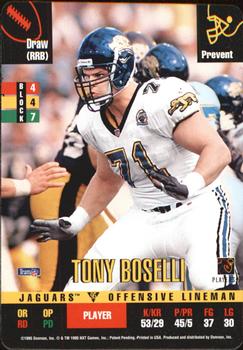 1995 Donruss Red Zone Update #NNO Tony Boselli Front