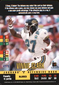 1995 Donruss Red Zone Update #NNO Vinnie Clark Front