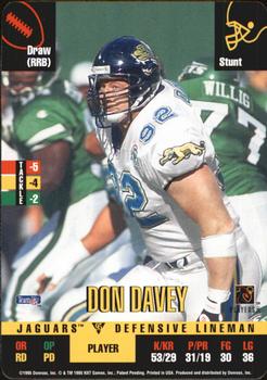 1995 Donruss Red Zone Update #NNO Don Davey Front