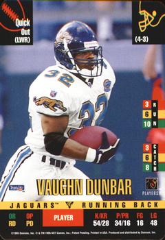 1995 Donruss Red Zone Update #NNO Vaughn Dunbar Front