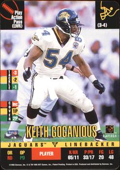 1995 Donruss Red Zone Update #NNO Keith Goganious Front