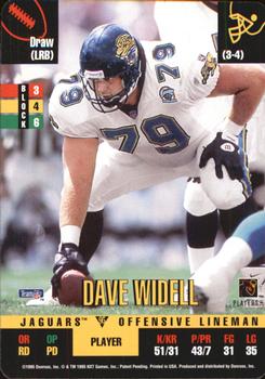 1995 Donruss Red Zone Update #NNO Dave Widell Front