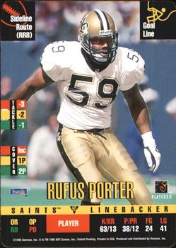 1995 Donruss Red Zone Update #NNO Rufus Porter Front