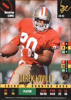1995 Donruss Red Zone Update #NNO Derek Loville Front