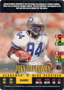 1995 Donruss Red Zone Update #NNO Joey Galloway Front