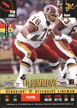 1995 Donruss Red Zone Update #NNO Ed Simmons Front