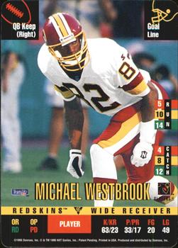 1995 Donruss Red Zone Update #NNO Michael Westbrook Front