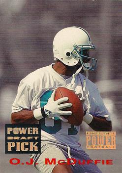 1993 Pro Set Power - Draft Picks Gold #PDP15 O.J. McDuffie Front