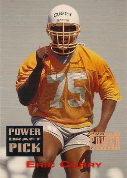 1993 Pro Set Power - Draft Picks Gold #PDP27 Eric Curry Front