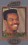 1994 Action Packed Badge of Honor Pins #NNO Randall Cunningham Front