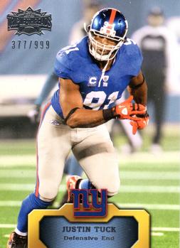 2011 Topps Triple Threads #95 Justin Tuck Front