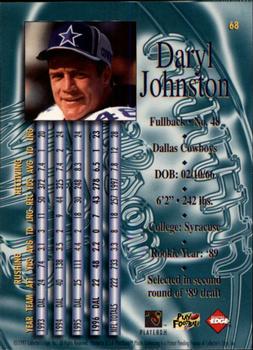1997 Collector's Edge Masters - Retail #68 Daryl Johnston Back