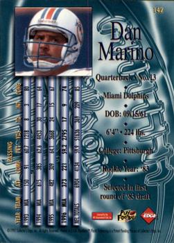 1997 Collector's Edge Masters - Retail #142 Dan Marino Back
