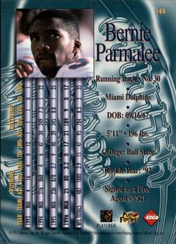1997 Collector's Edge Masters - Retail #144 Bernie Parmalee Back