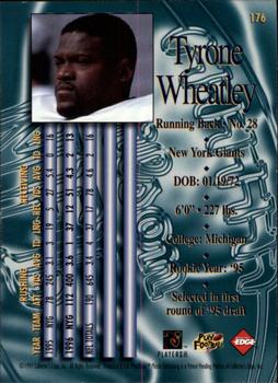 1997 Collector's Edge Masters - Retail #176 Tyrone Wheatley Back