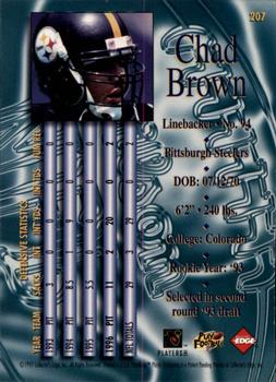 1997 Collector's Edge Masters - Retail #207 Chad Brown Back