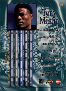 1997 Collector's Edge Masters - Retail #218 Tony Martin Back