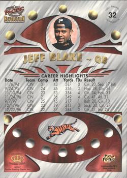 1997 Pacific Revolution - Copper #32 Jeff Blake Back
