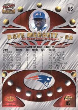 1997 Pacific Revolution - Copper #85 Dave Meggett Back