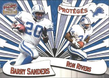 1997 Pacific Revolution - Proteges Silver #7 Barry Sanders / Ron Rivers Front