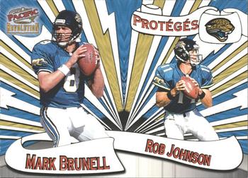 1997 Pacific Revolution - Proteges Silver #9 Mark Brunell / Rob Johnson Front