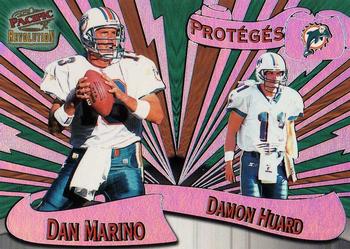 1997 Pacific Revolution - Proteges Silver #11 Dan Marino / Damon Huard Front