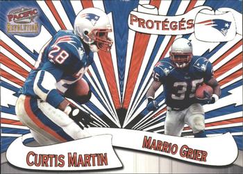 1997 Pacific Revolution - Proteges Silver #12 Curtis Martin / Marrio Grier Front