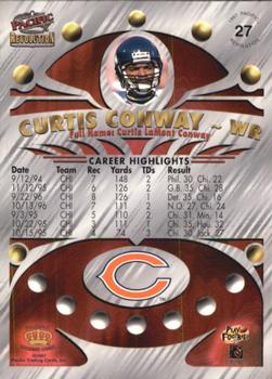 1997 Pacific Revolution - Red #27 Curtis Conway Back