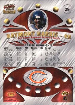 1997 Pacific Revolution - Red #29 Raymont Harris Back