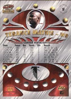 1997 Pacific Revolution - Silver #9 Terance Mathis Back