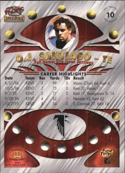 1997 Pacific Revolution - Silver #10 O.J. Santiago Back