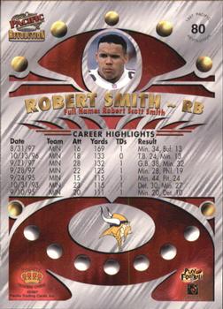 1997 Pacific Revolution - Silver #80 Robert Smith Back