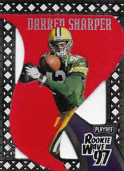 1997 Playoff Contenders - Rookie Wave Pennants Orange Felt #21 Darren Sharper Front