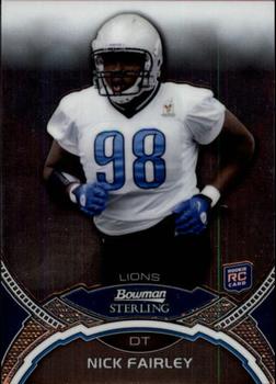 2011 Bowman Sterling #4 Nick Fairley Front