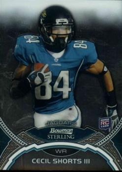 2011 Bowman Sterling #14 Cecil Shorts III Front