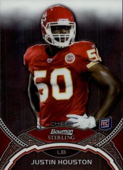 2011 Bowman Sterling #33 Justin Houston Front