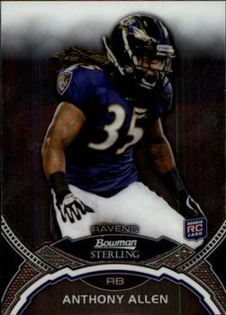 2011 Bowman Sterling #49 Anthony Allen Front