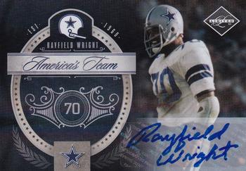 2010 Panini Limited - America's Team Autographs #22 Rayfield Wright Front