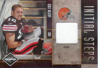 2010 Panini Limited - Initial Steps Jerseys Prime #7 Colt McCoy  Front