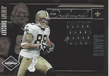 2010 Panini Limited - Team Trademarks Materials #21 Jeremy Shockey  Front