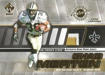 2001 Pacific Private Stock - Game Worn Gear Patch #103 Chad Morton Front
