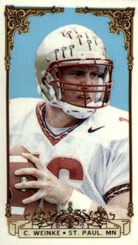 2001 Pacific Private Stock - PS-2001 Small Card Numbers #110 Chris Weinke Front