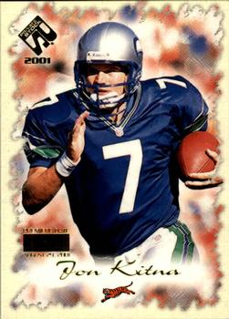 2001 Pacific Private Stock - Premiere Date #21 Jon Kitna Front