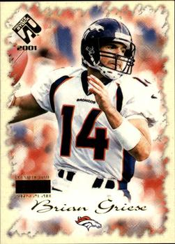 2001 Pacific Private Stock - Premiere Date #31 Brian Griese Front