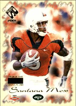 2001 Pacific Private Stock - Premiere Date #147 Santana Moss Front